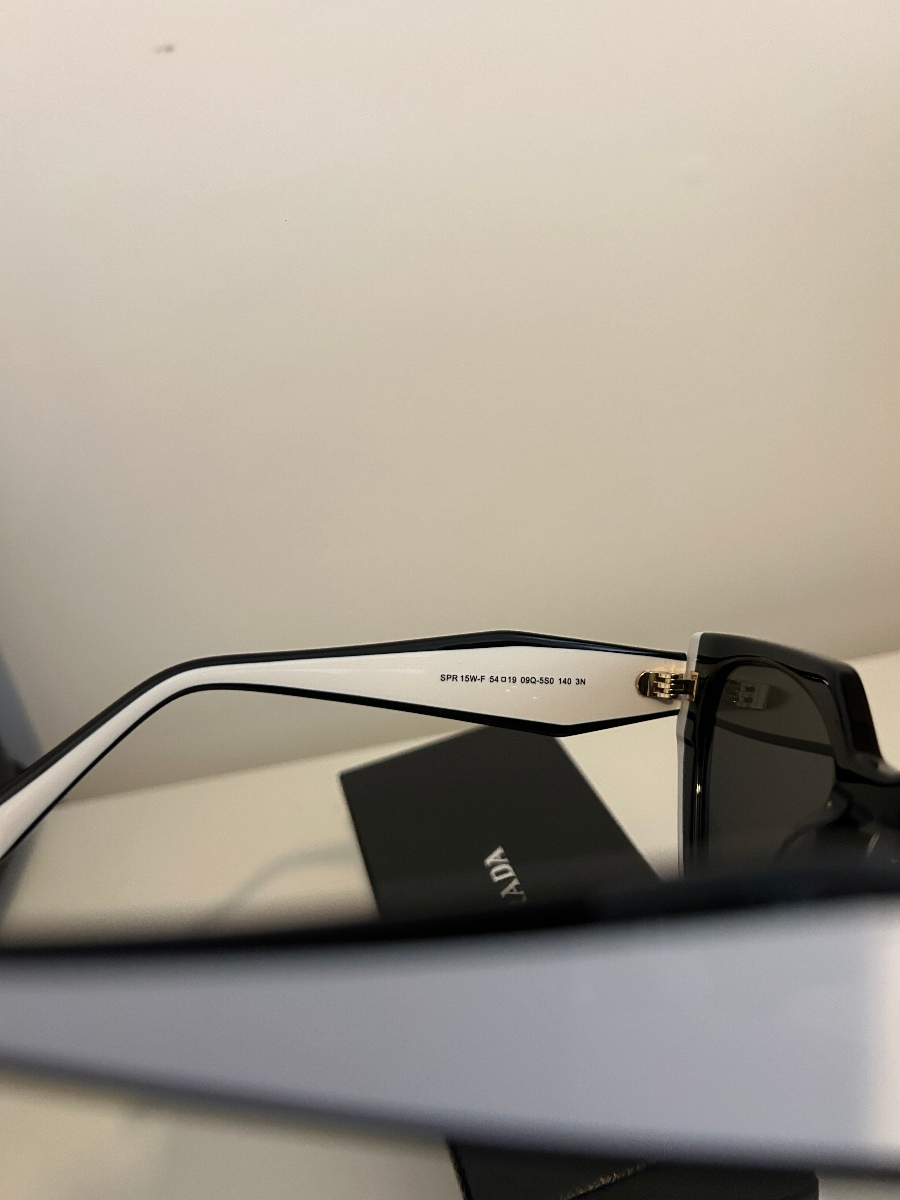 PRADA PR 17WS Symbole Sunglasses – Black/White
