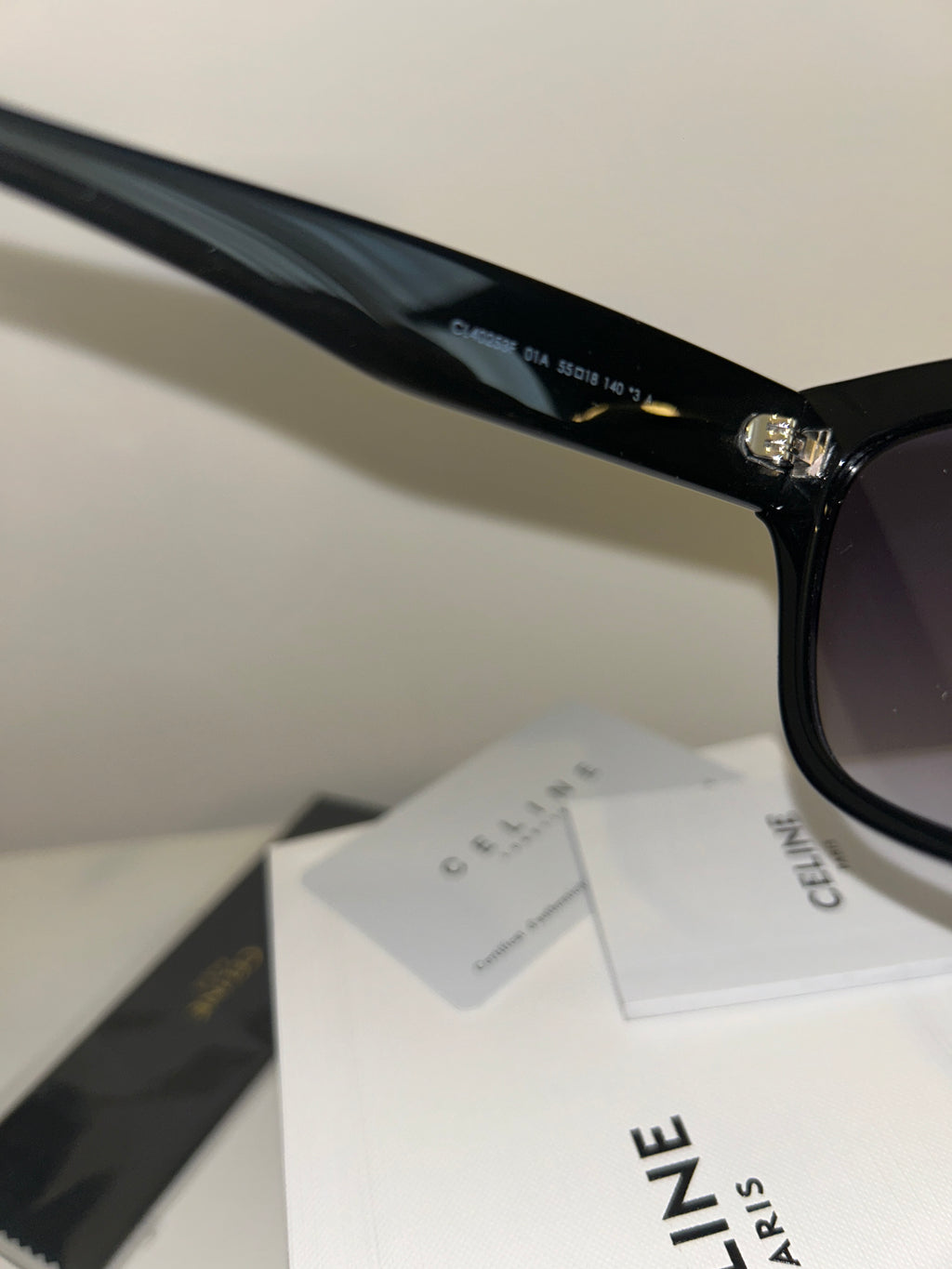 CELINE CL40253 01A Black Square Sunglasses