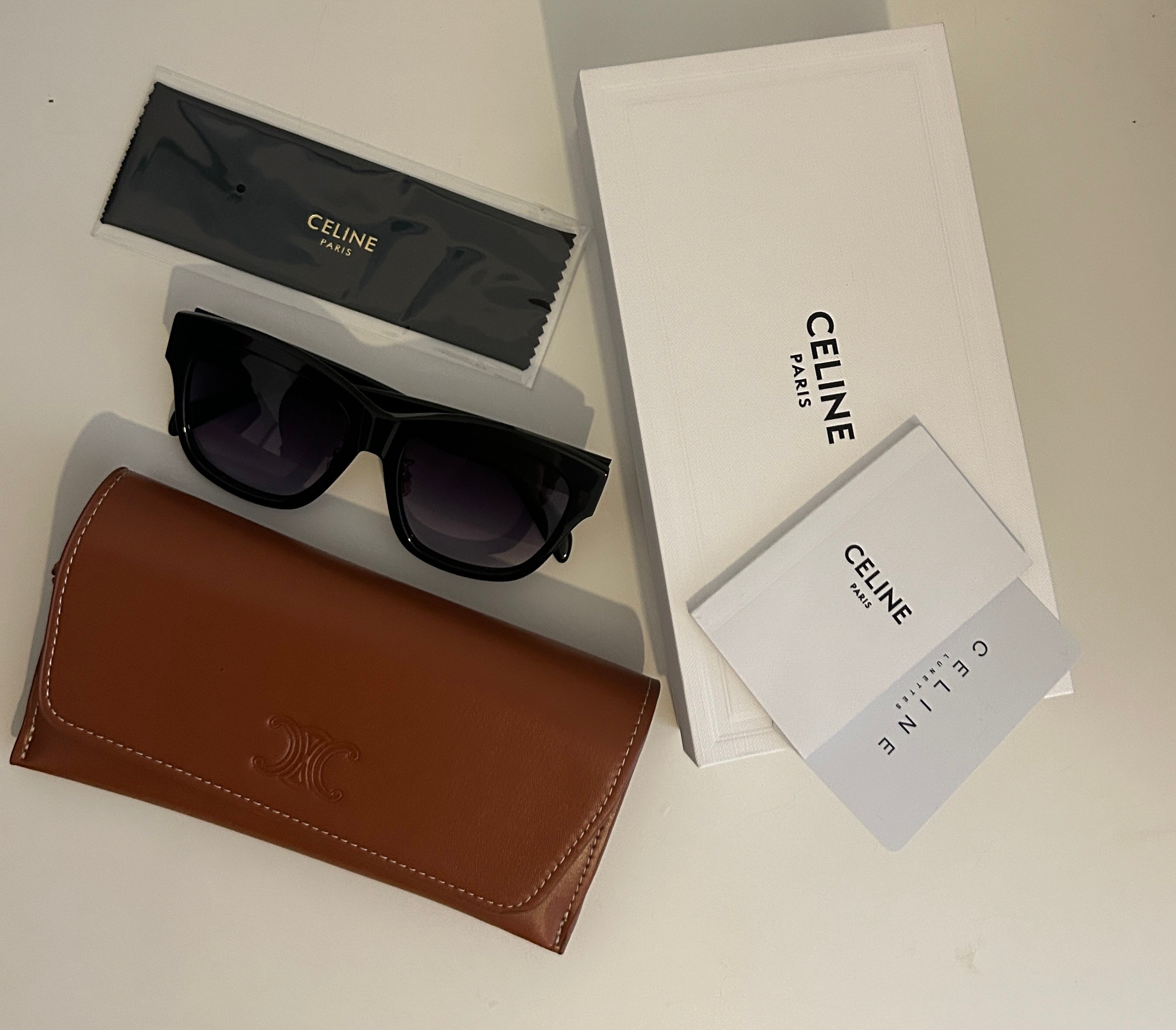 CELINE CL40253 01A Black Square Sunglasses